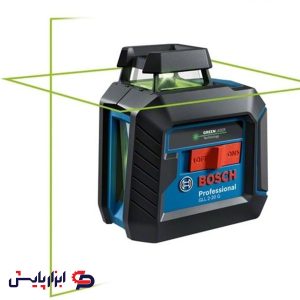 تراز لیزری دو خط نور سبز 360 درجه بوش