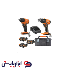 کیت دریل چکشى + کمپرسور 18 ولت AEG